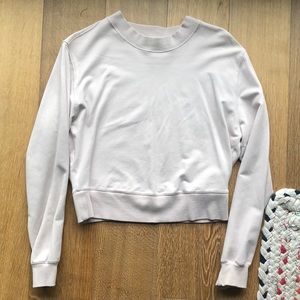 Abercrombie Oatmeal Long Sleeve Crewneck